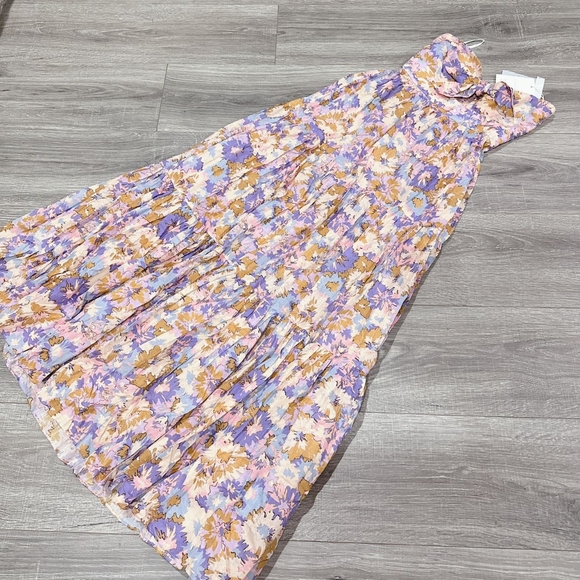 Zimmermann Violet Cotton Maxi Dress - Picture 3 of 4